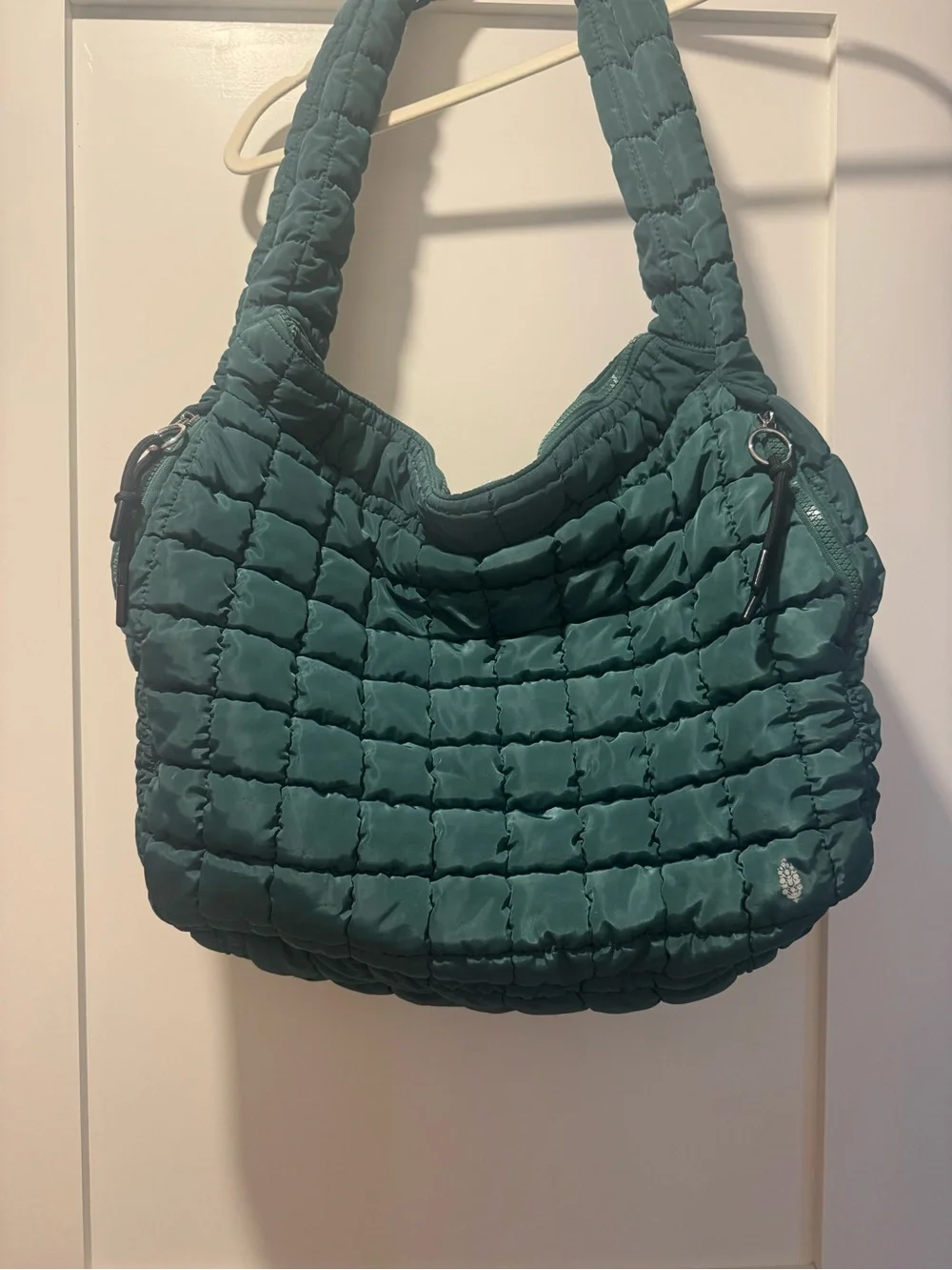 Free People Movement Quilted Carryall Bag in Evergreen